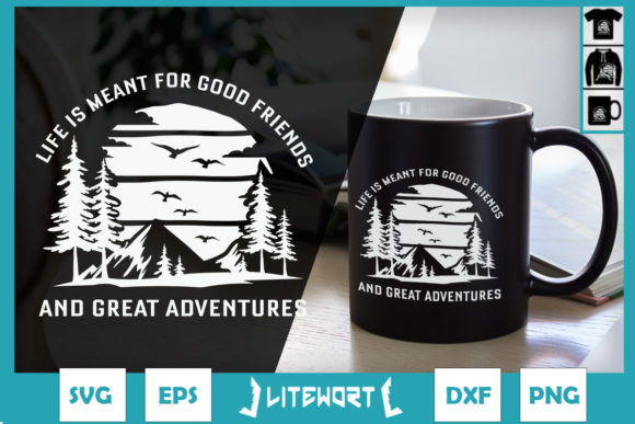 A Design Review for Embroidering Life is Meant for Good Friends Hiking