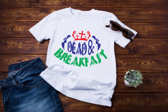 A Designer's Take on Dead and Breakfast Graphics for T-Shirt Designs
