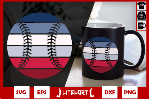 A Timeless Vintage Baseball Graphic for Modern Crafts & Publishing