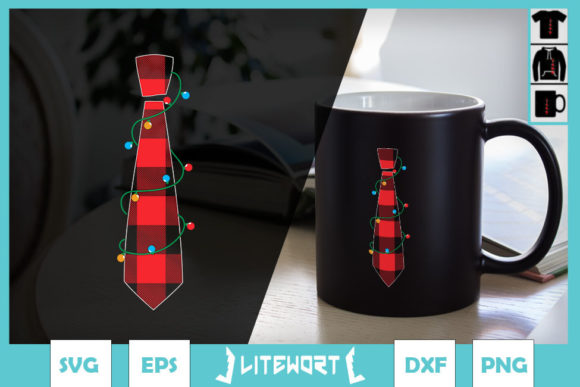 Christmas Dad Tie: A Festive Graphics Asset for Crafts