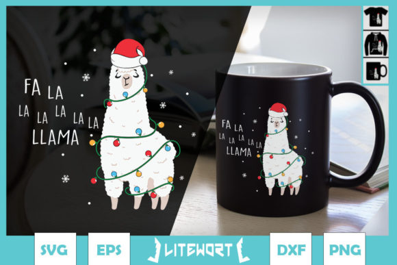 Fa La La Llama Christmas Lights for Seasonal Branding