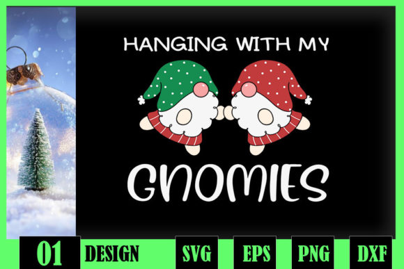 Hanging With Gnomies: A Craft Graphics Asset for Holiday Branding