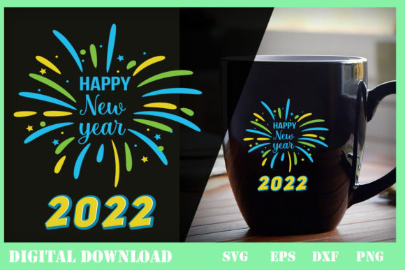 Reviewing the 'Happy New Year 2022 Long Sleeve' Graphic Design Asset