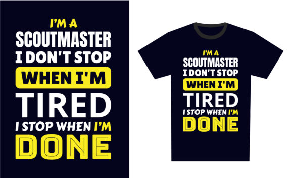 Scoutmaster Graphics for Tumbler Wraps and Editorial Use