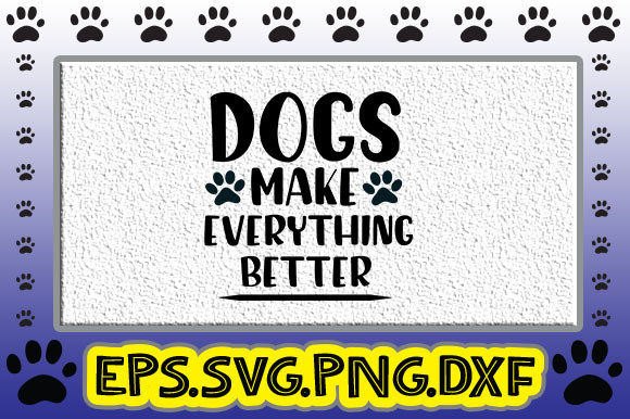Using Dog Typography Graphics for Crafts & Small Business Branding