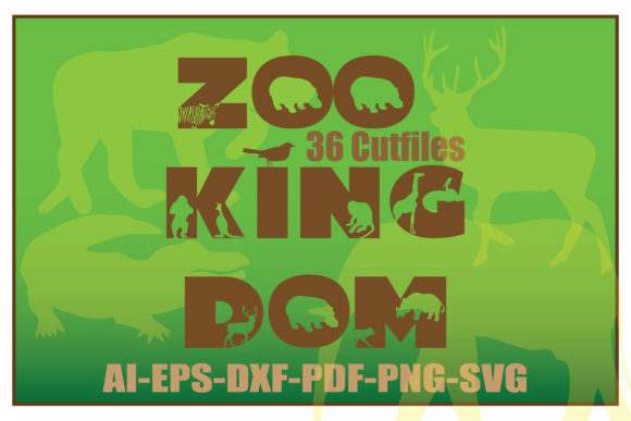 Zoo Kingdom Font: A Whimsical Graphic Asset for Craft Brands